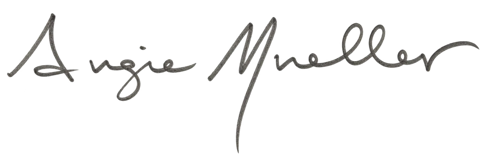 Angie Mueller signature