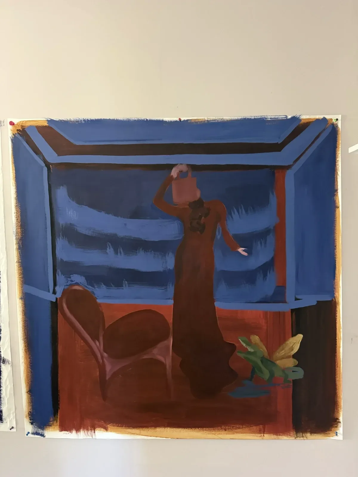 Blue room painting
